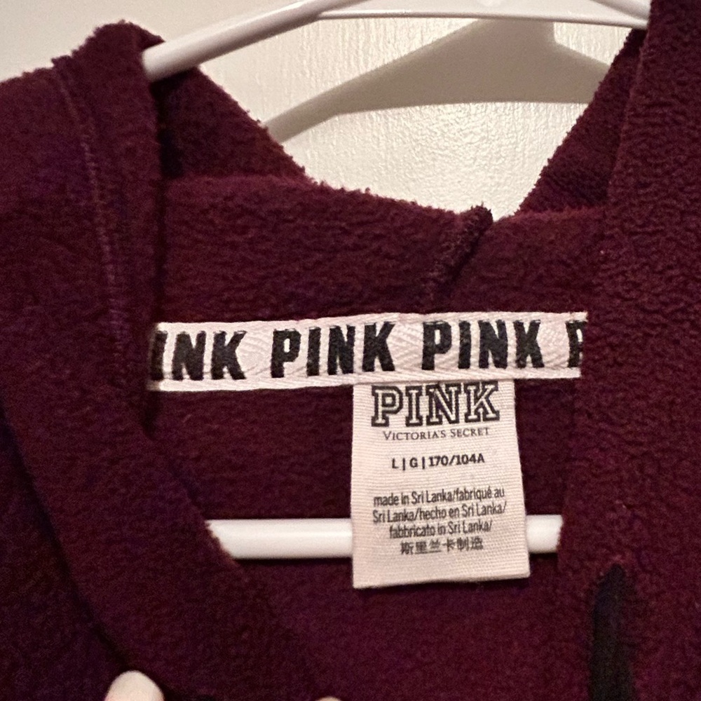 Victoria's Secret Deep Burgundy Hoodie - Picture 6 of 8
